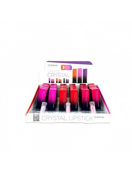 PACK DE 24 ROUGE A LEVRES CRISTAL 3 COULEURS -