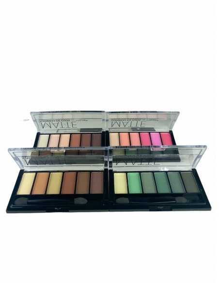 PACK DE 24 OMBRE A PAUPIERES 6 COULEURS 4 MODELES