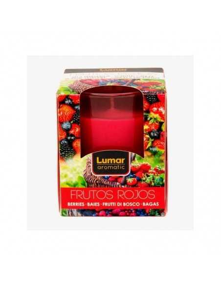 BOUGIE-LUMAR-FRUITS ROUGES,by grossiste parfum générique