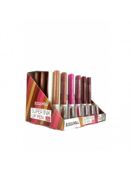 Pack de 24 Crayons pour lèvres "Super Ink" marque LETICIA WELL
