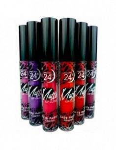 LOT DE 6 LIPGLOSS PERMANENT 24H marque EASY PARIS