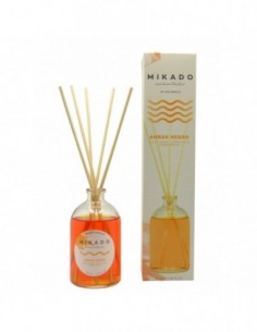 MIKADO- x 12 NATURMAIS AMBAR NOIR-grossiste-parfum-ambiance