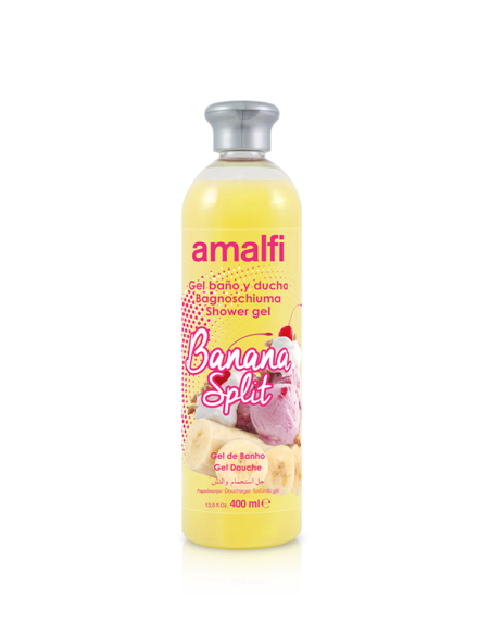 AMALFI-Gel de douche Banane Split,grossiste-beauté-romar