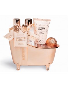 Coffret SCENTED BATH BRONZE BATHTUB 5 PCS - IDC INSTITUTE