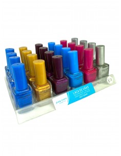 PACK DE 24 VERNIS A ONGLES 6 COULEURS METALIQUES - EASY PARIS