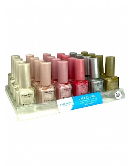 PACK DE 24 VERNIS A ONGLES METALIQUES - EASY PARIS