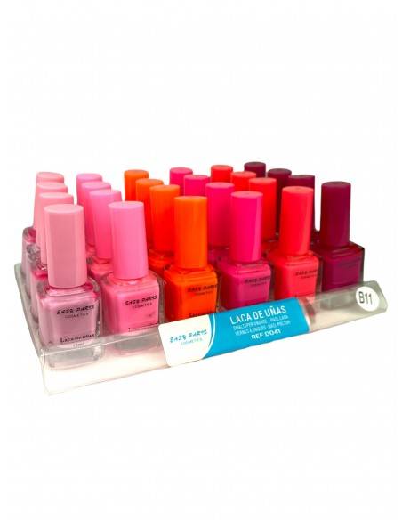 PACK DE 24 VERNIS À ONGLES NUANCES DE ROSE - EASY PARIS