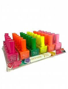 Pack de 36 Vernis à ongles 7 Jours Couleurs Printanières - Wynie