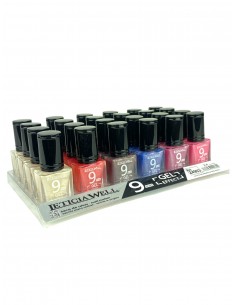 Pack de 24 Vernis à ongles Effet Gel "Brillants" - D'DONNA