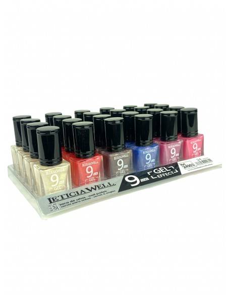Pack de 24 Vernis à ongles Effet Gel "Brillants" - D'DONNA