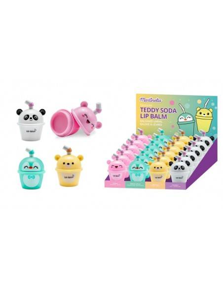 LOT DE 24 TEDDY SODA LIP BALM (1,49€ unité) - MARTINELIA