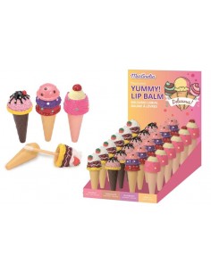 PACK DE 24 LIP BALM YUMMY ICE CREAM (1,38€ U) - MARTINELIA