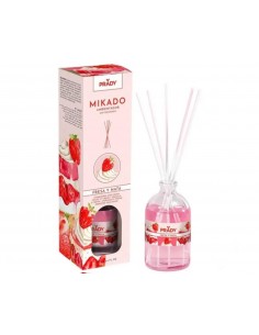 PRADY- x 12 mikado FRAISE CHANTILLY-parfum-ambiance-maison